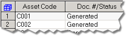 ASWAQ5 allows automatic generation of fixed assets depreciation documents